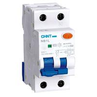 Magnetotermico differenziale Chint NB1L1 6A 1P+N 4,5KA 30MA A 2 Moduli 203332